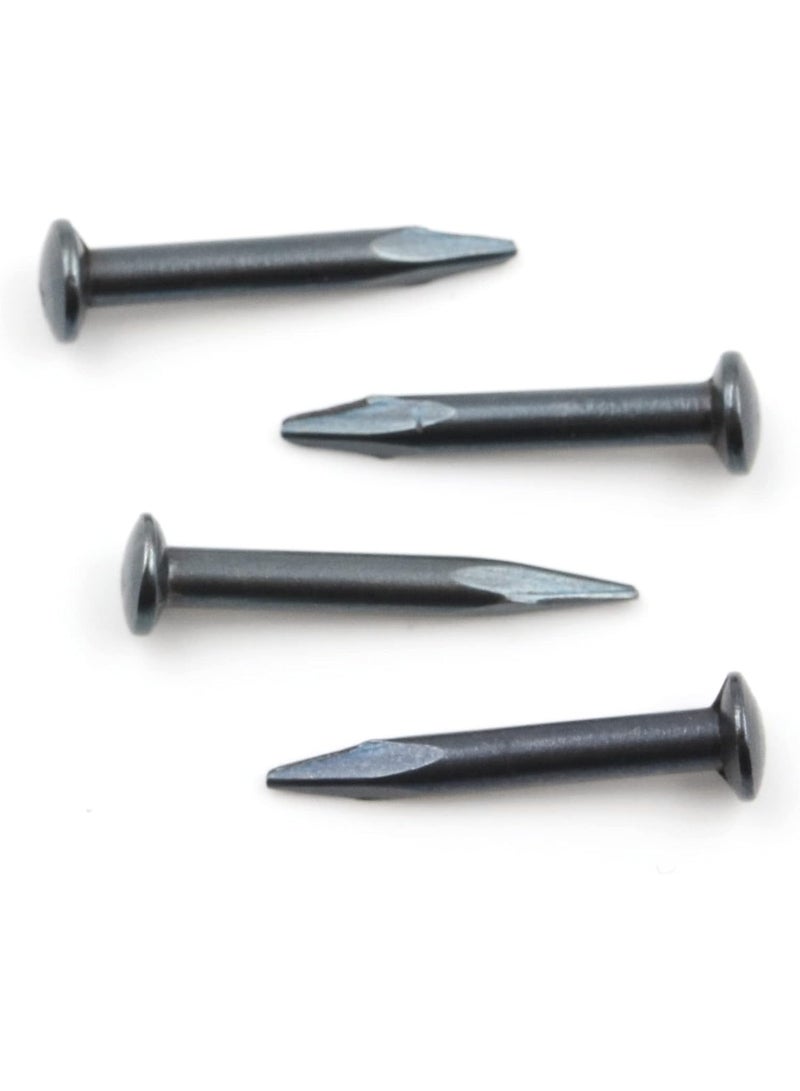 فكسر مسامير فولاذية سوداء للخرسانة والخشب - للاستخدام الداخلي والخارجي (100 قطعة في كل عبوة) - Image 3